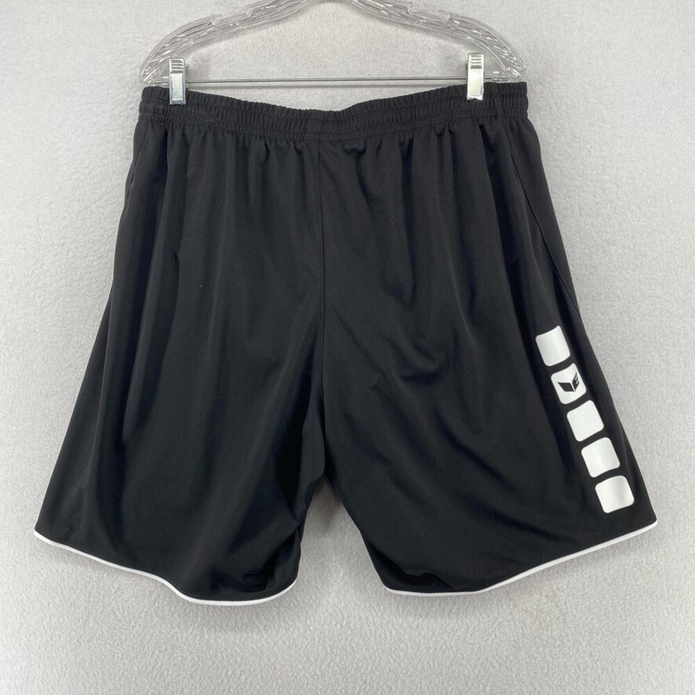 ERIMA Shorts Mens 2XL Classic 5 Cubes Performance 9" Athletic Training Black